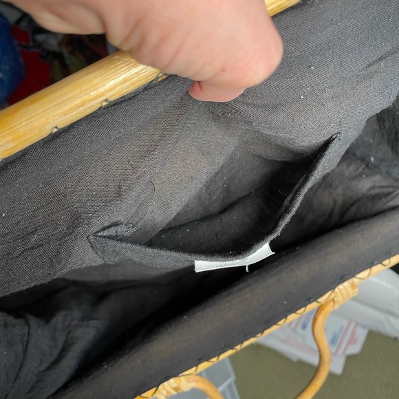 Vintage tiki print bamboo purse - Picture 5 of 6